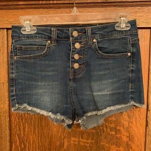 Wild Blue cutoff shorts distressed size 1